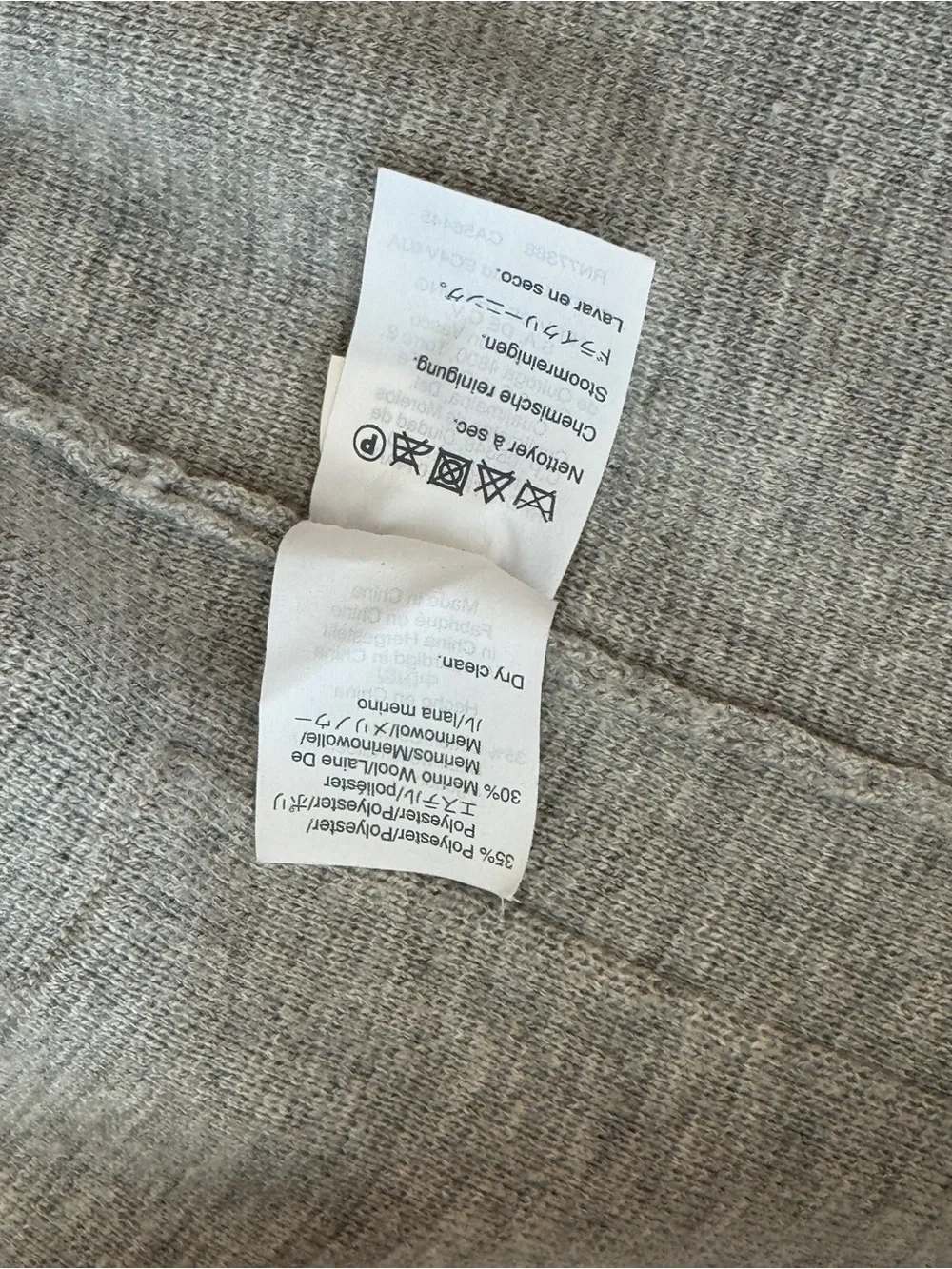 J.Crew Sophie Open Pockets Cardigan Jacket Blazer Light Gray Wool Cotton XXS 2XS